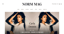 Desktop Screenshot of normmag.com